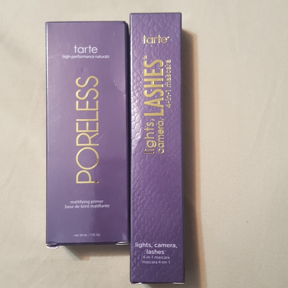 NEW Tarte primer and mascara combo